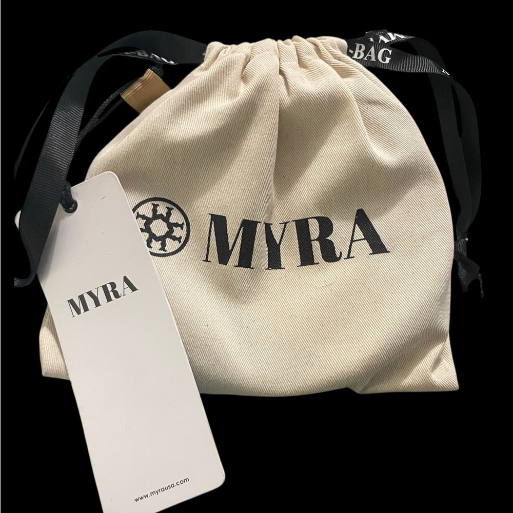 NWT Myra Bag Beaded & Leather Handcrafted and Tooled Bag Strap - Picture 5 of 6